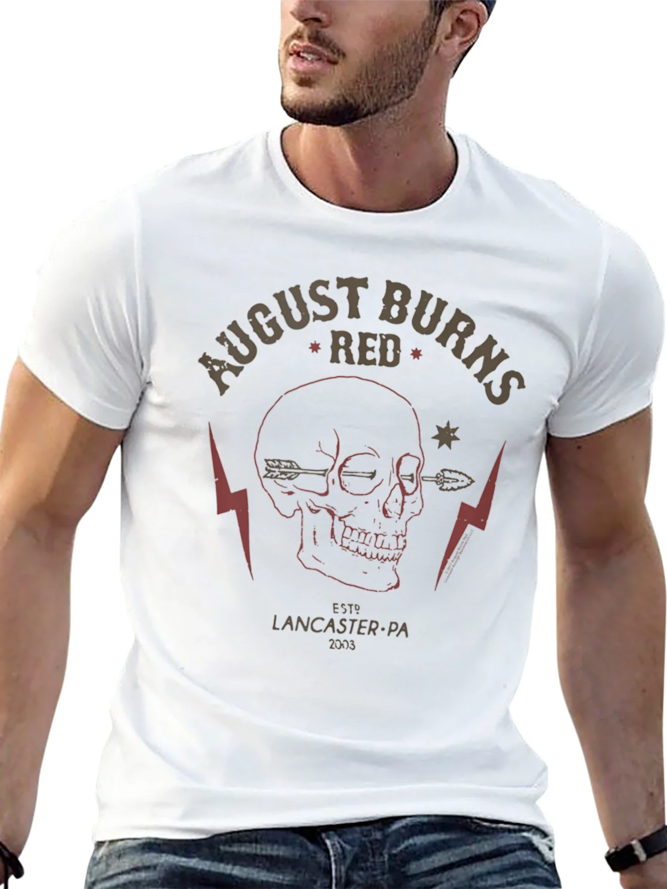 August Burns Red Skull Graphic T-Shirt
