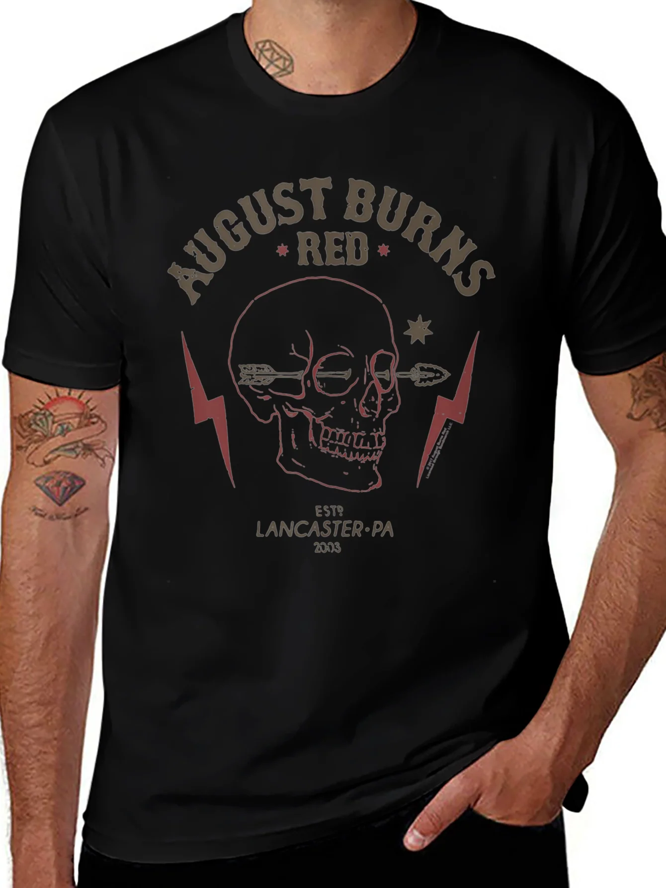 August Burns Red Skull Graphic T-Shirt