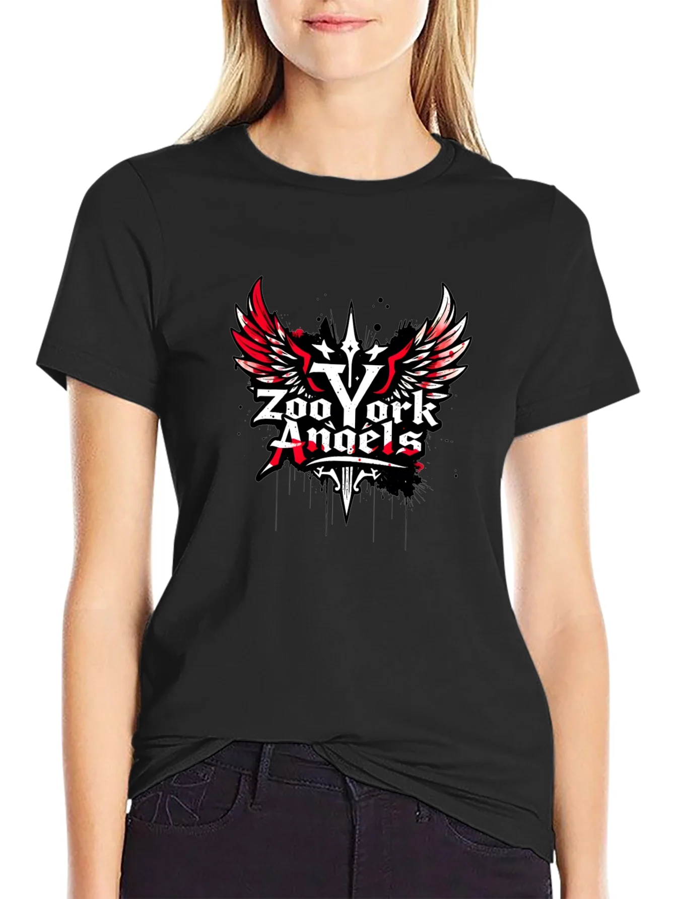 Zoo York Angels Black Graphic T-Shirt
