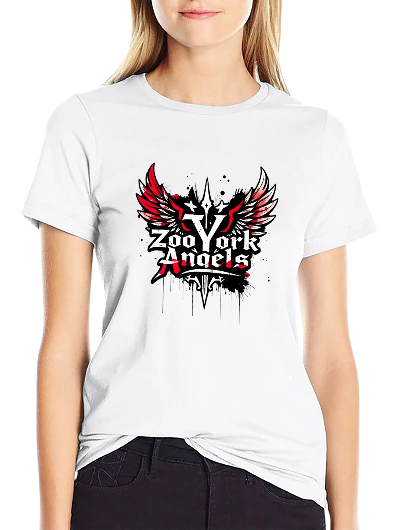 Zoo York Angels Black Graphic T-Shirt