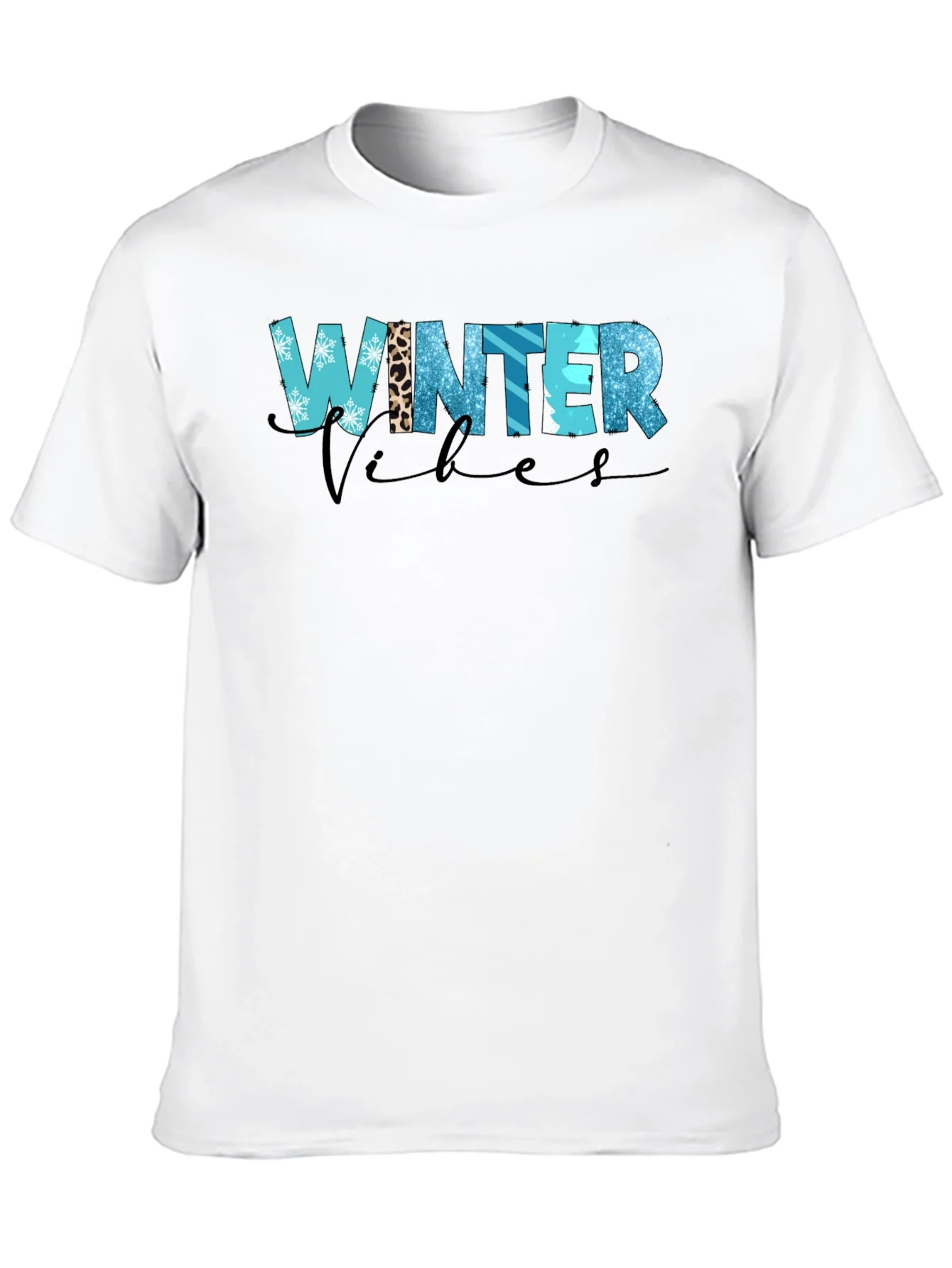 Winter Vibes Graphic Tee Shirt