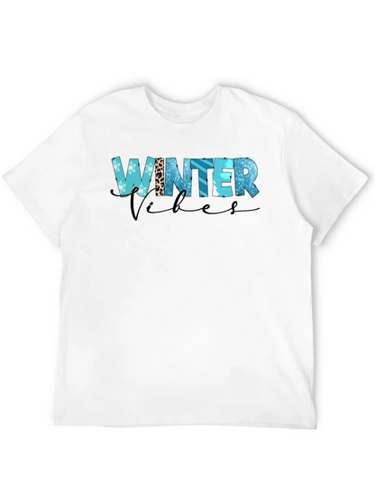 Winter Vibes Graphic Tee Shirt