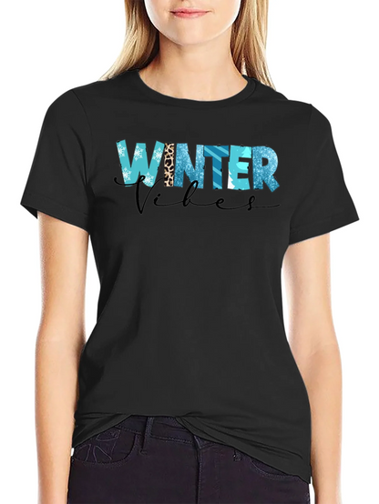 Winter Vibes Graphic Tee Shirt