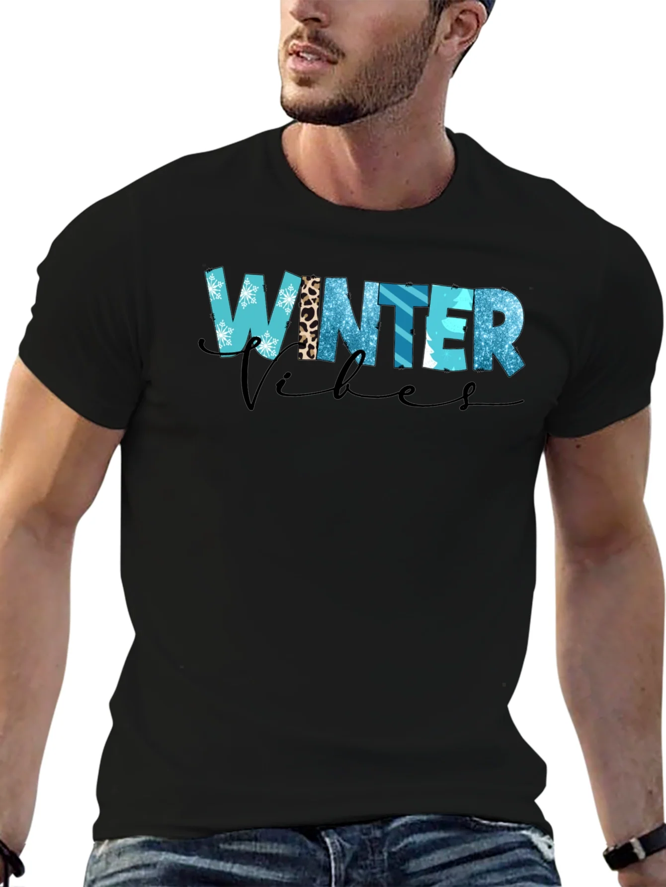 Winter Vibes Graphic Tee Shirt