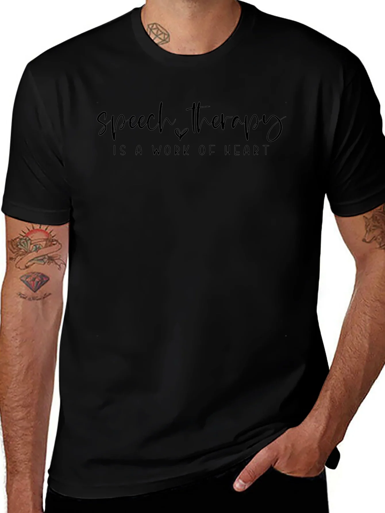 Speech Therapy - Work of Heart T-Shirt