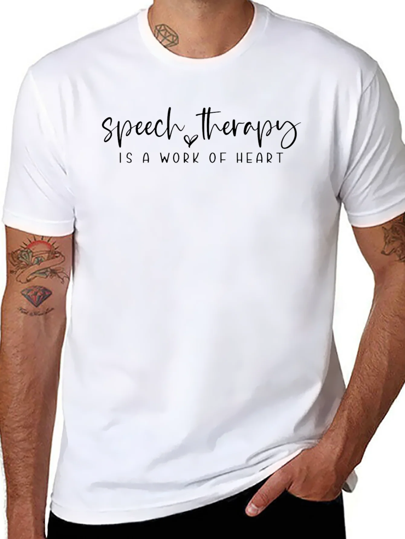 Speech Therapy - Work of Heart T-Shirt