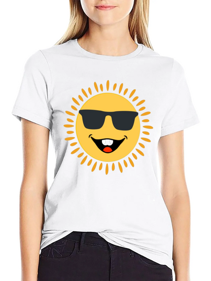 Funny Sun Face Graphic Tee