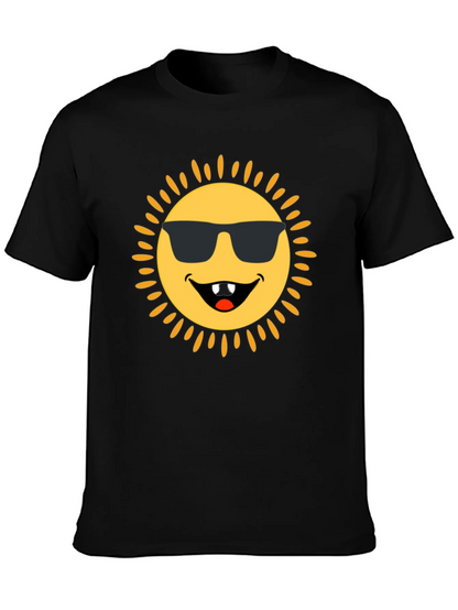Funny Sun Face Graphic Tee