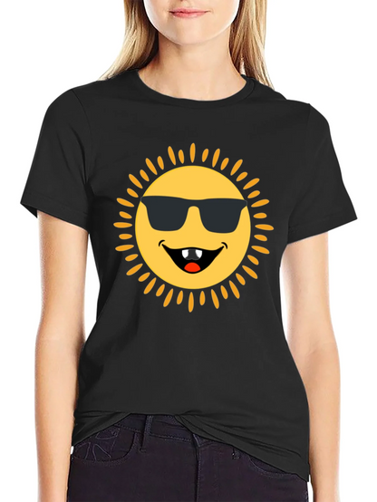 Funny Sun Face Graphic Tee