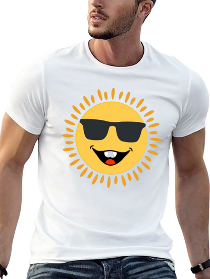 Funny Sun Face Graphic Tee