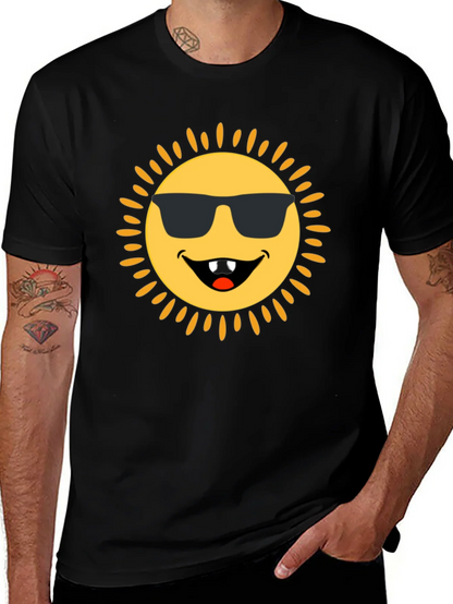 Funny Sun Face Graphic Tee