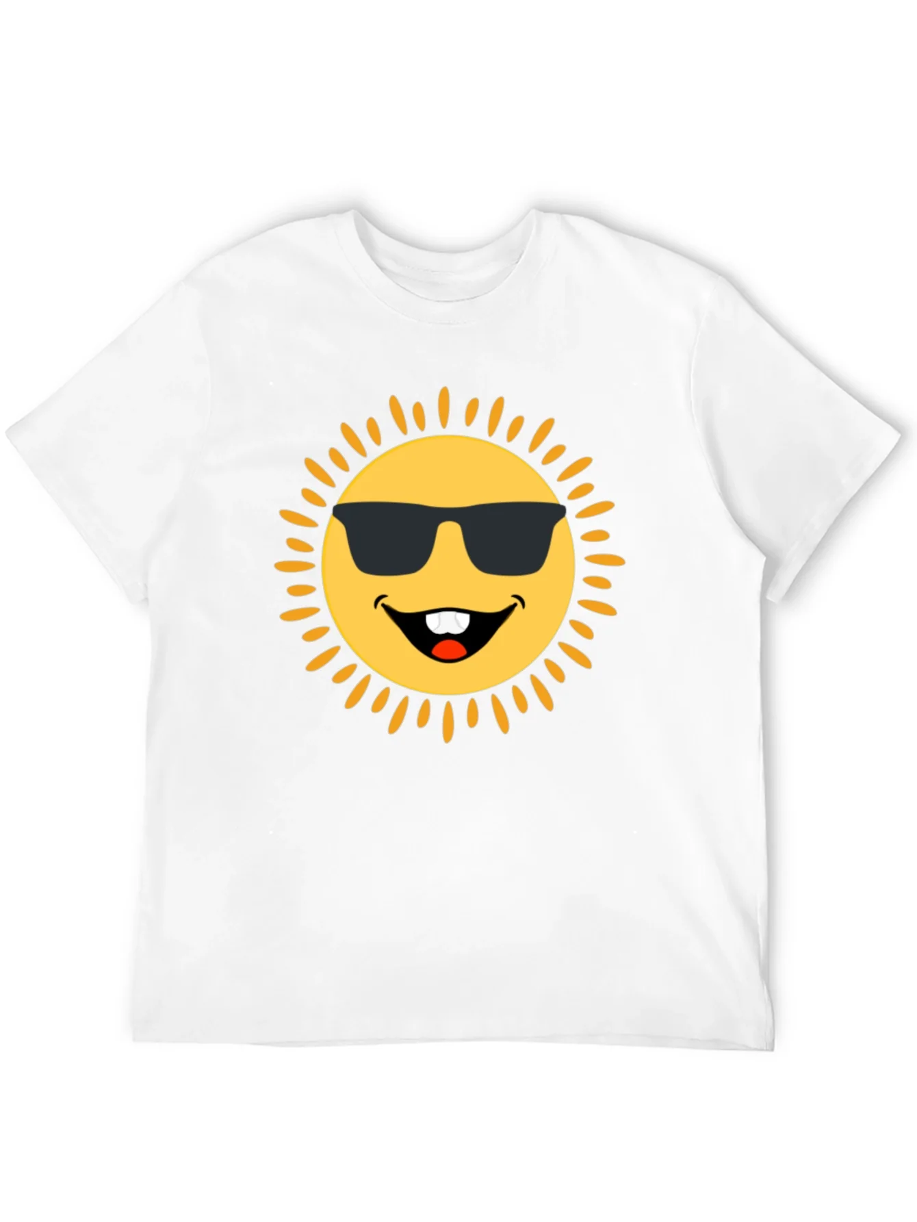 Funny Sun Face Graphic Tee
