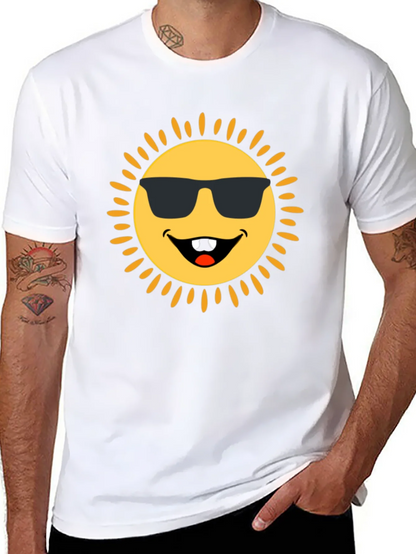 Funny Sun Face Graphic Tee