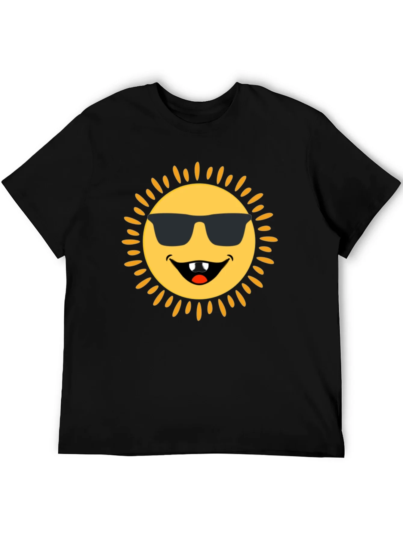 Funny Sun Face Graphic Tee