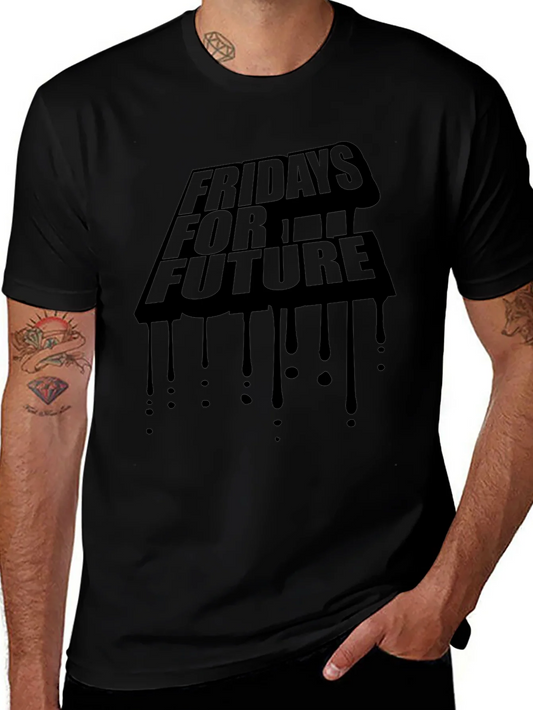 Fridays For Future Graphic Tee - Black