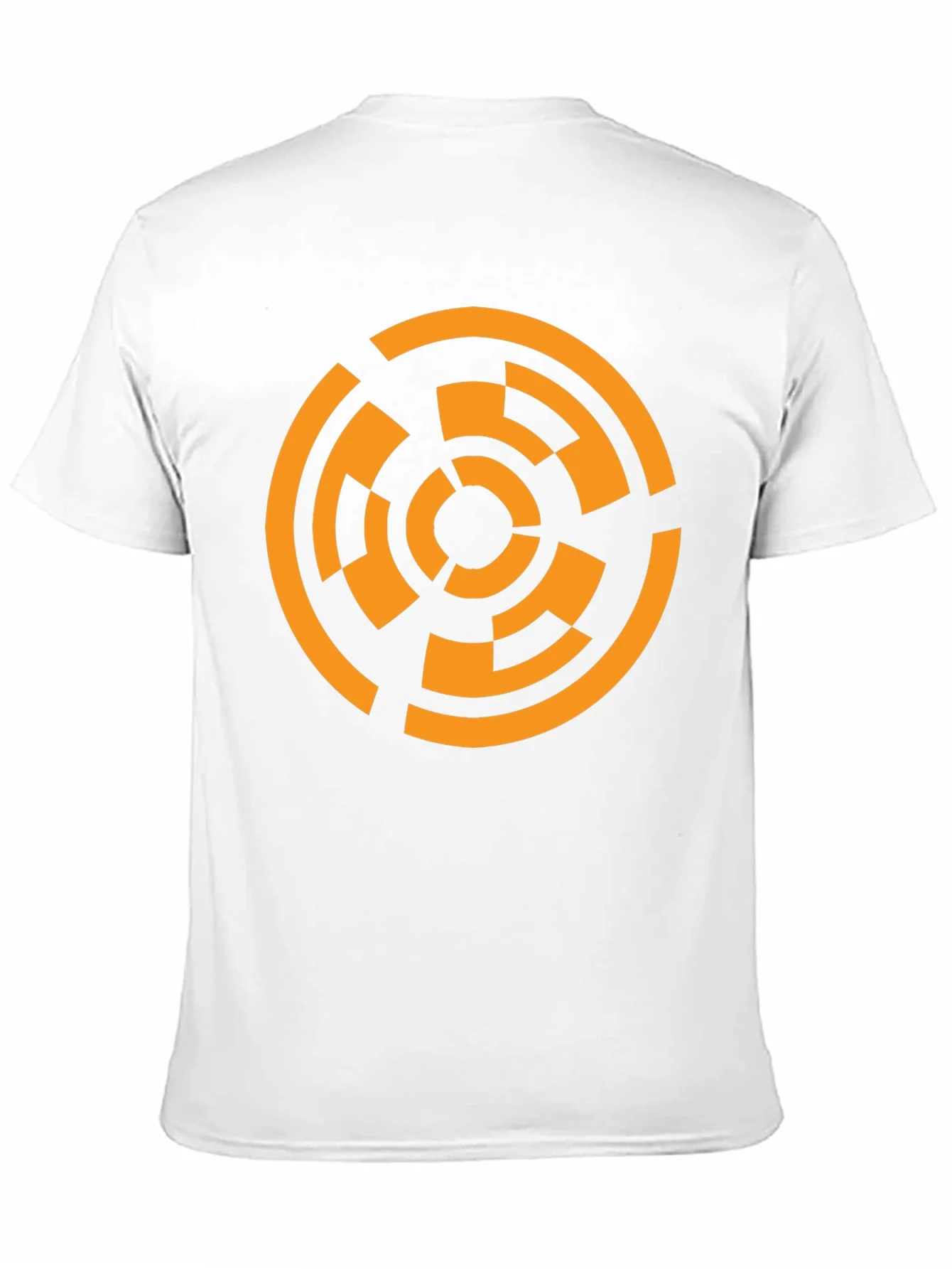 Geometric Circle Graphic T-Shirt - Black