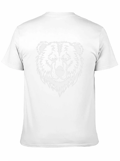 Mens Black T-Shirt - Graphic Bear Design