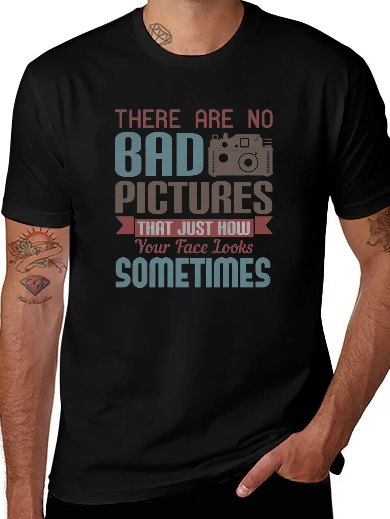 Funny Photography T-Shirt - Bad Pictures Sometimes