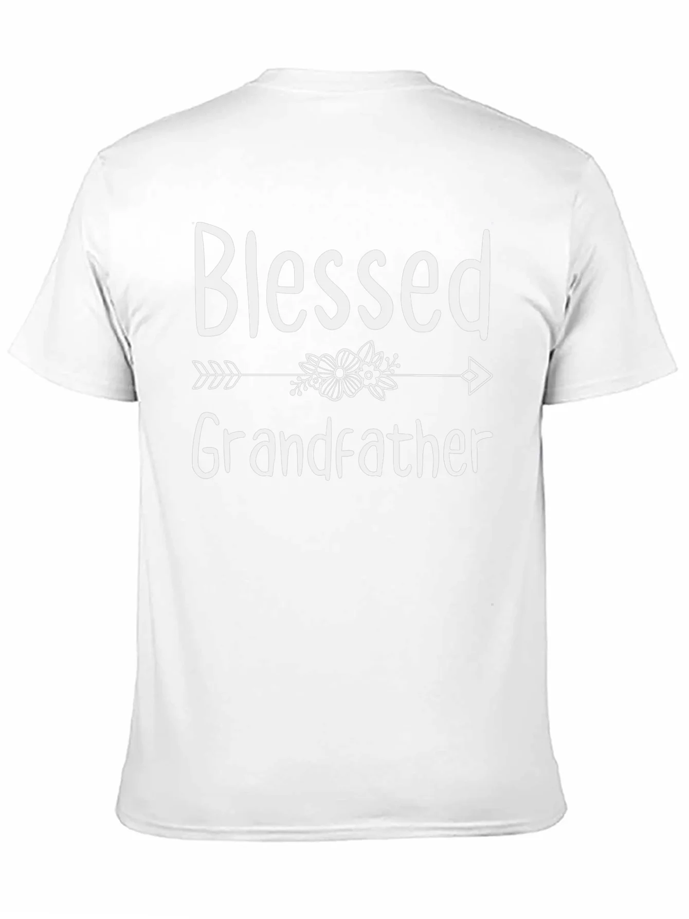 Blessed Grandfather Graphic Tee - Black