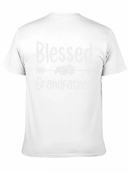 Blessed Grandfather Graphic Tee - Black