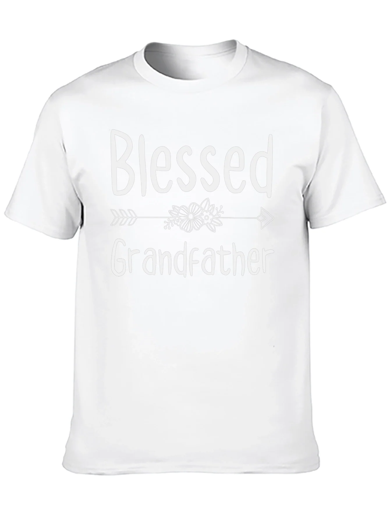 Blessed Grandfather Graphic Tee - Black