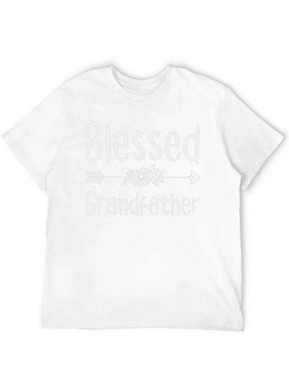 Blessed Grandfather Graphic Tee - Black