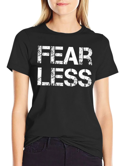 Fearless Black T-Shirt - Bold Graphic Tee