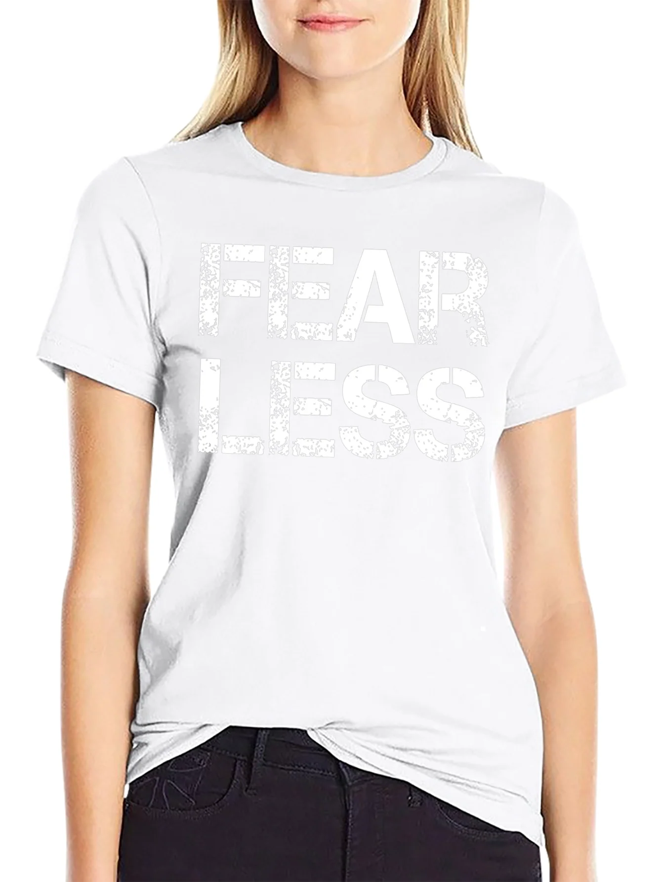 Fearless Black T-Shirt - Bold Graphic Tee