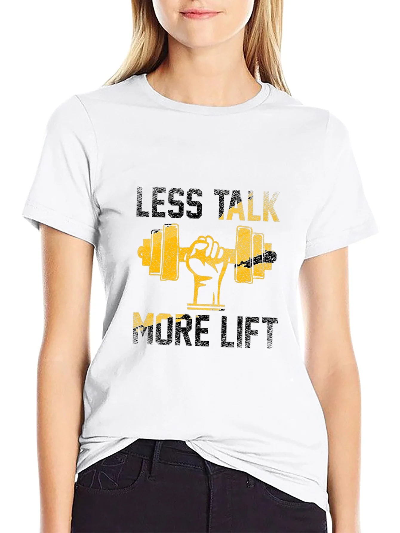 Less Talk More Lift Graphic T-Shirt