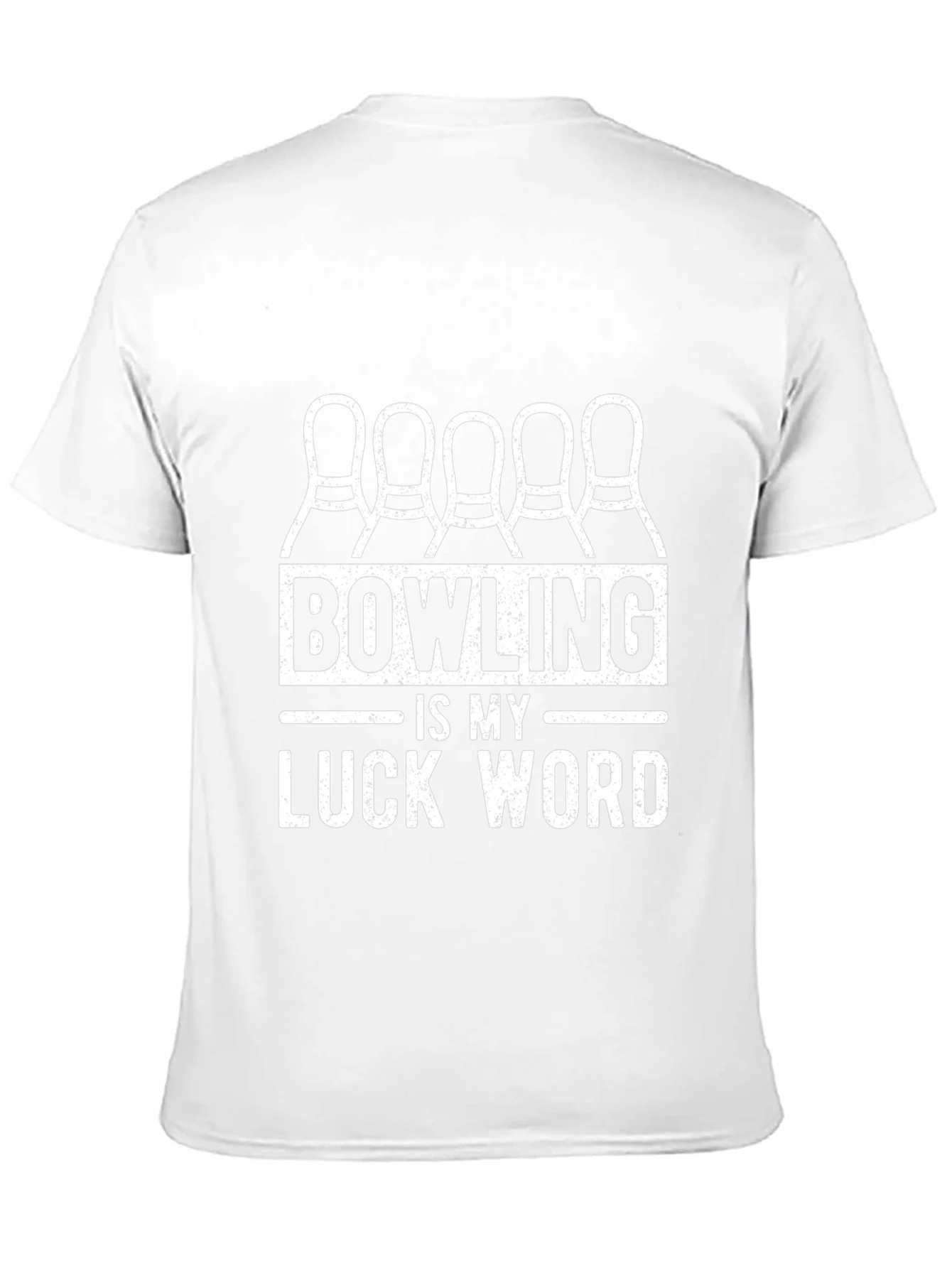 Bowling is My Luck Word T-Shirt