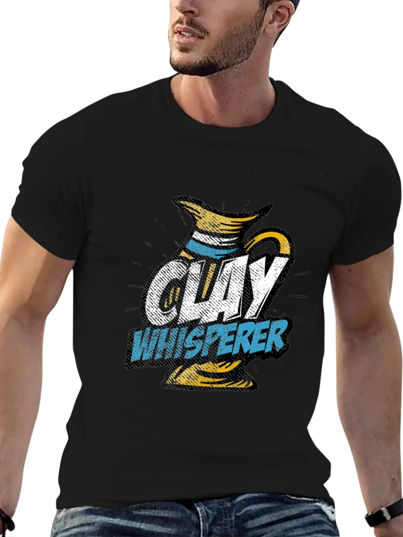 Clay Whisperer Graphic Tee - Pottery Lovers T-Shirt