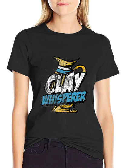 Clay Whisperer Graphic Tee - Pottery Lovers T-Shirt