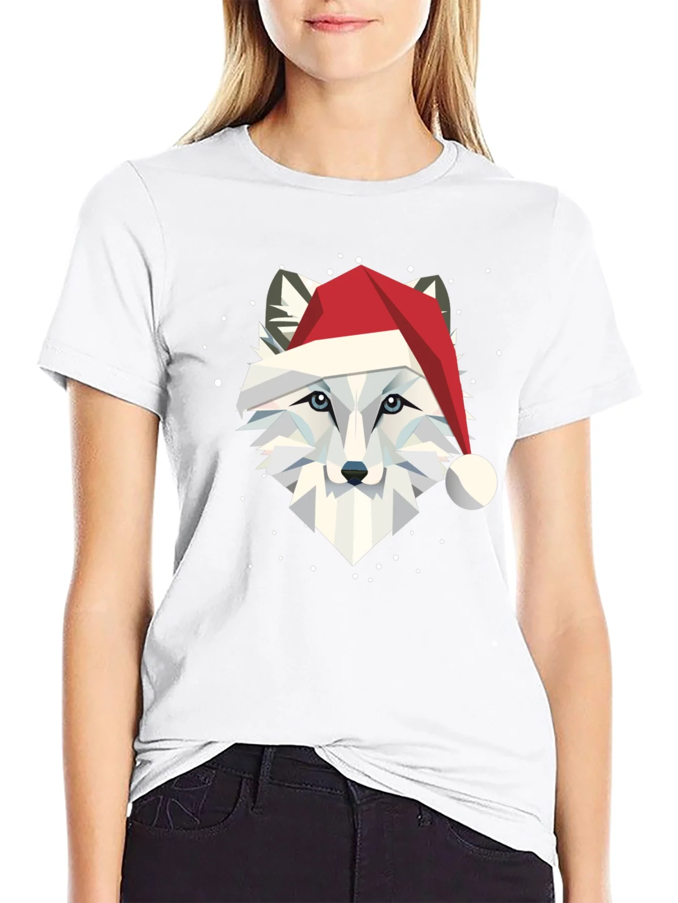 Festive Fox Graphic Tee - Holiday Apparel