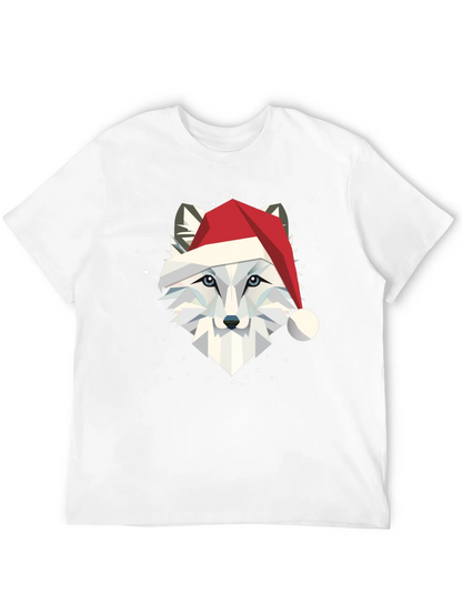 Festive Fox Graphic Tee - Holiday Apparel
