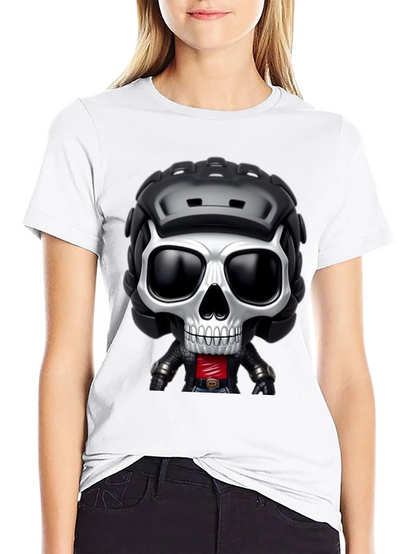 Skull Rider Graphic Tee - Black