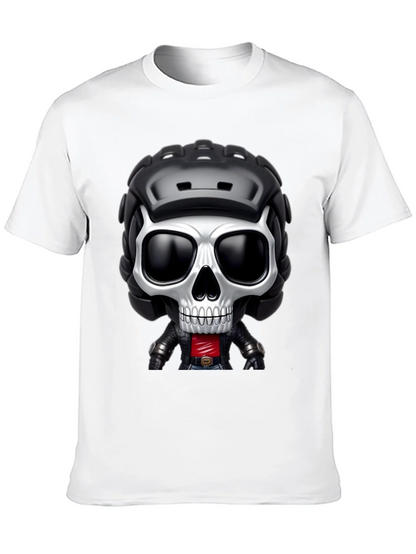 Skull Rider Graphic Tee - Black