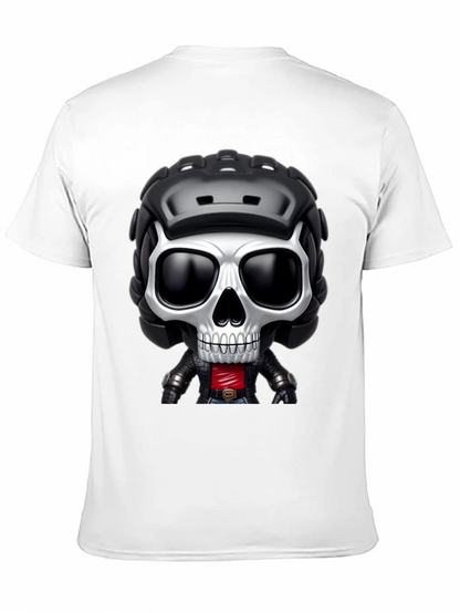 Skull Rider Graphic Tee - Black