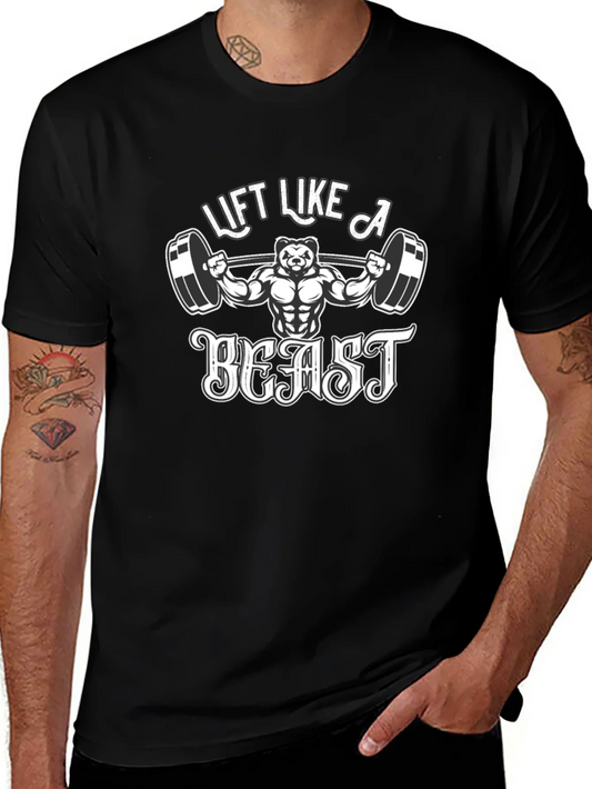 Lift Like A Beast Black T-Shirt