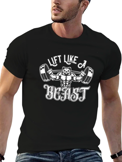 Lift Like A Beast Black T-Shirt