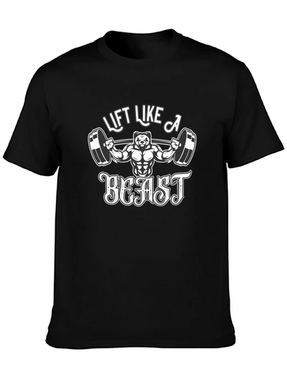 Lift Like A Beast Black T-Shirt